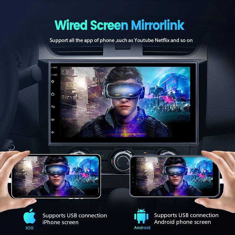 Hot Sale CarlinKit USB Wireless&Wired CarPlay Dongle Android Auto AI Box Mirrorlink Car Multimedia Player Bluetooth Auto Connect - Image 4